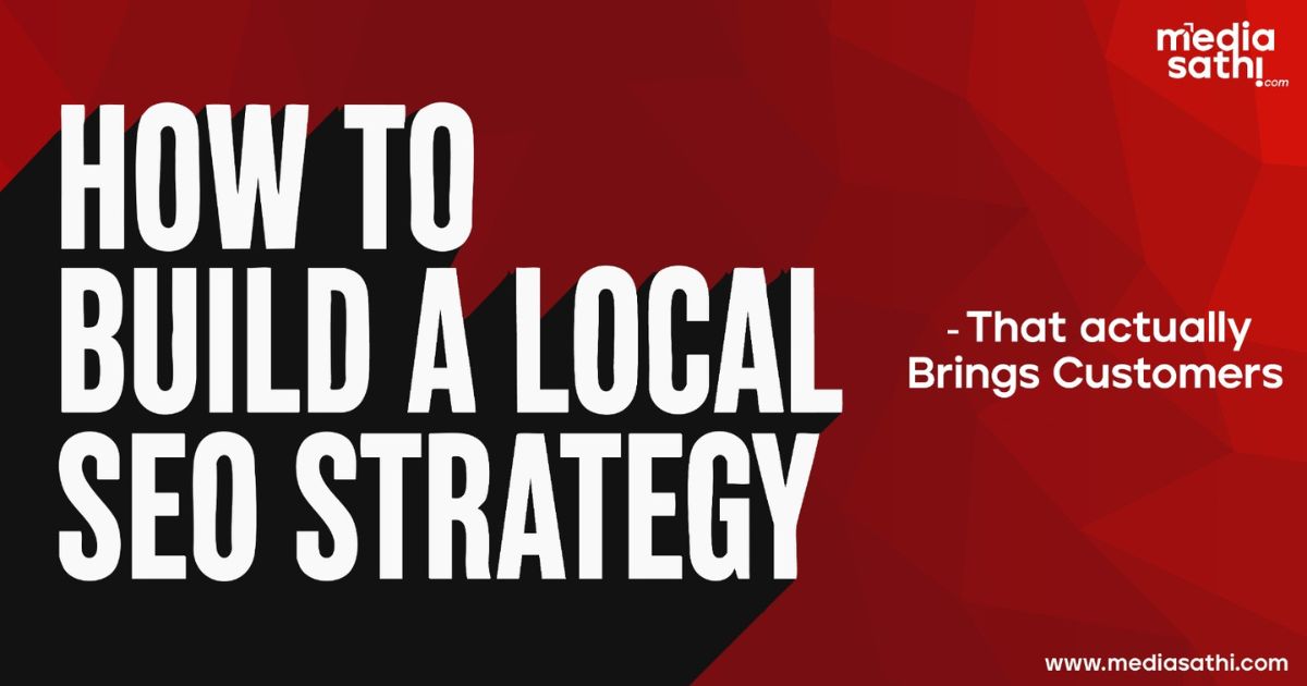 Local SEO strategy guide — near me search showing Google map pack results