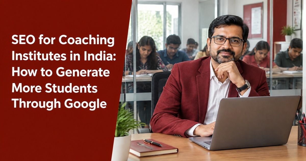 SEO for Coaching Institutes in India: How to Generate More Students Through Google