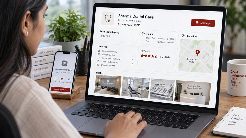 Google Business Profile optimisation for local SEO in India
