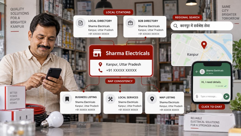 NAP consistency and local citations for Indian local SEO